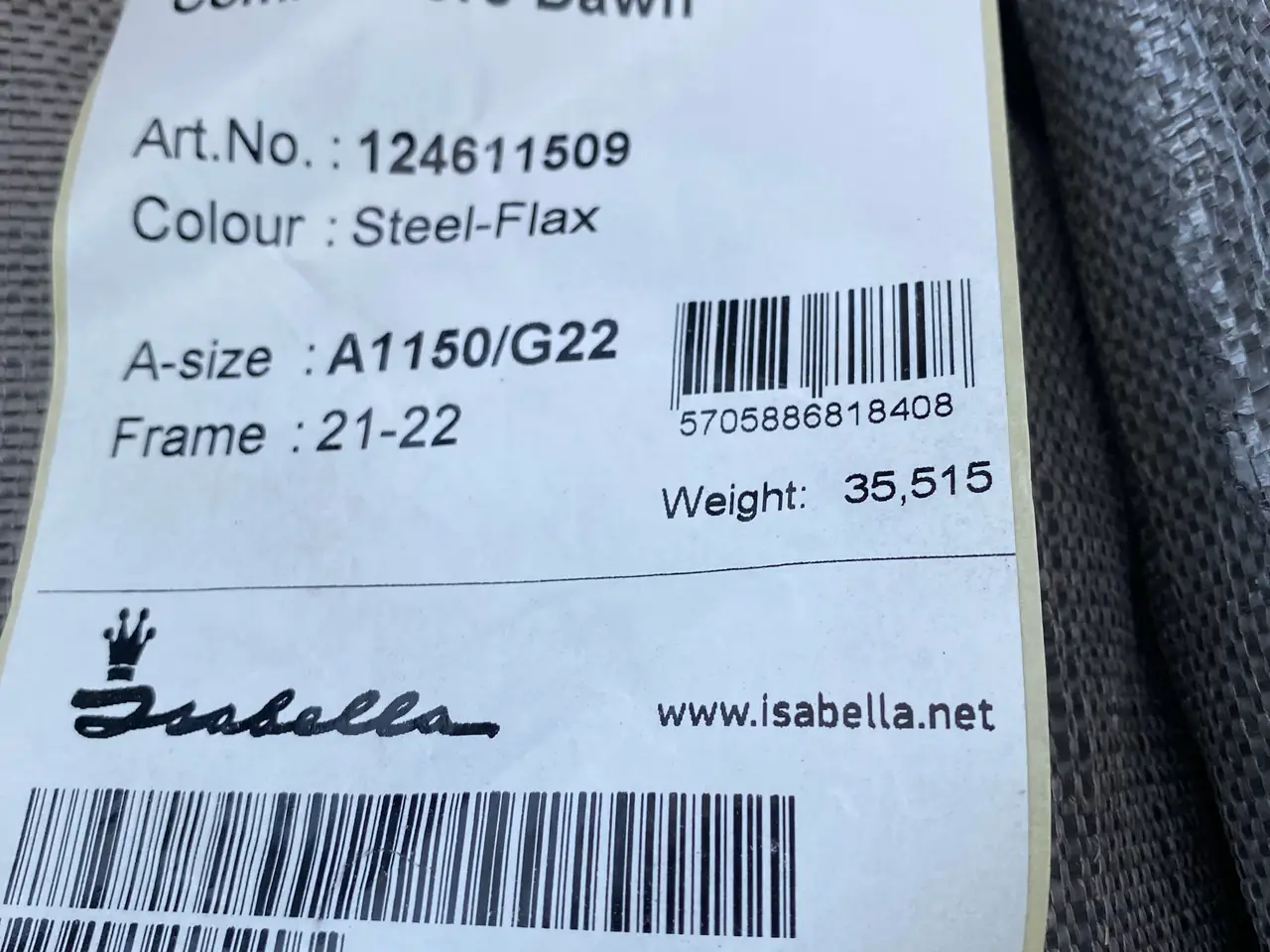 Billede 4 - Isabella commodore Down A mål: 1150 G22