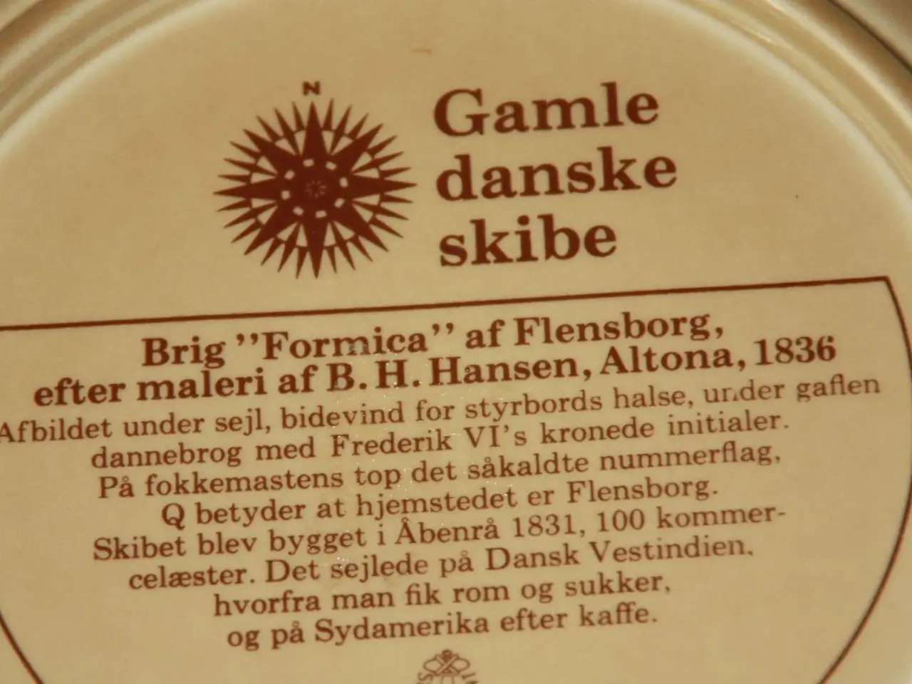Billede 4 - Stavangerflint platte 28,5 cm. Formica