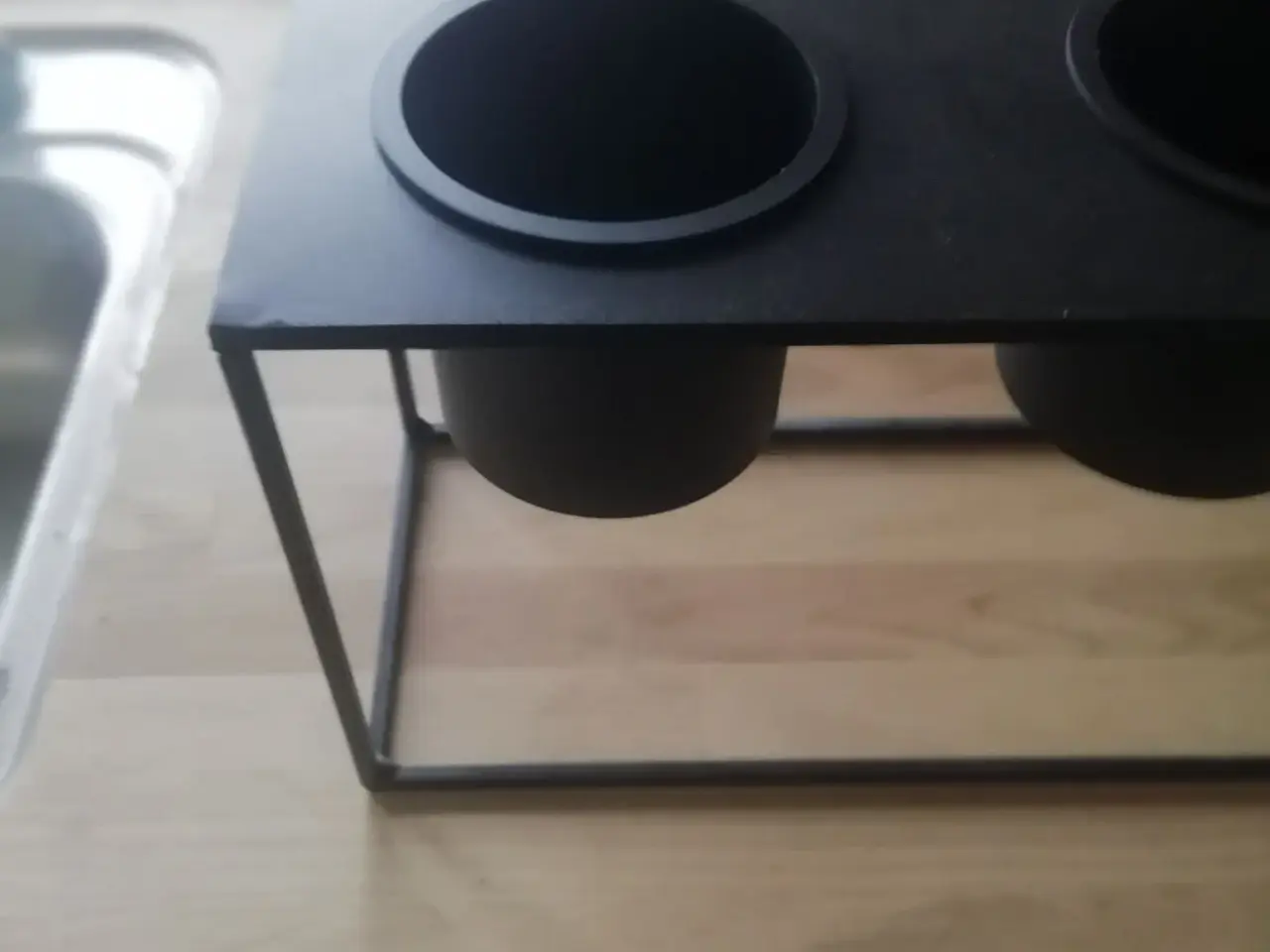 Billede 1 - Stativ med 3 urtepotter
