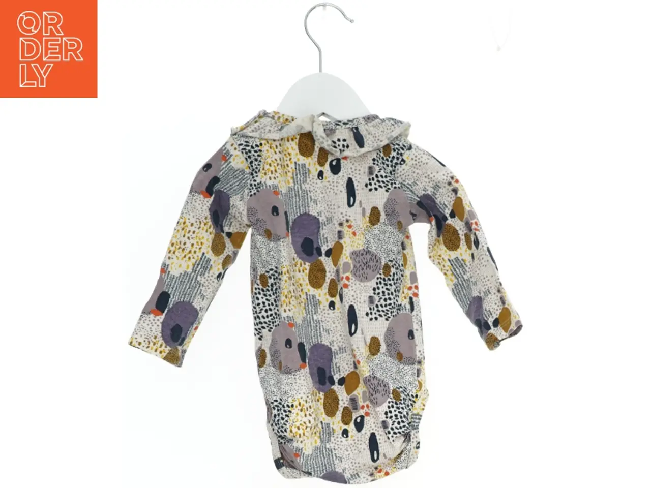 Billede 2 - Babydragt med langærmet print fra Papfar (str. 68)