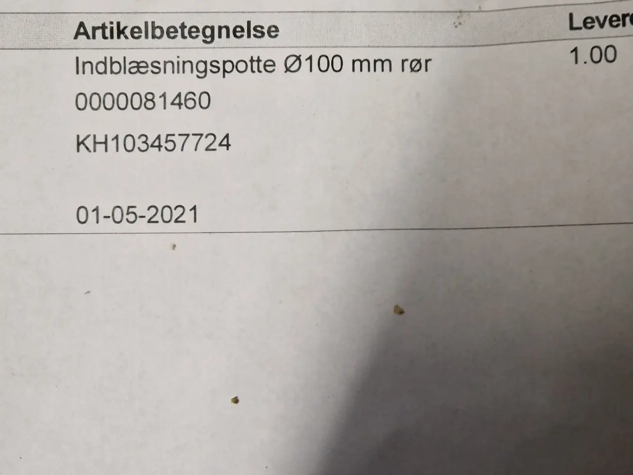 Billede 2 - Indblæsningspotte