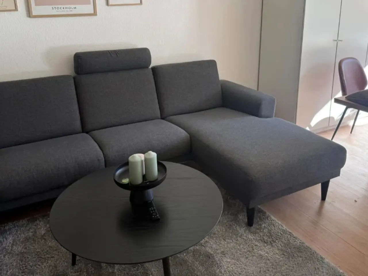 Billede 3 - Chaiselong sofa mørkegrå 
