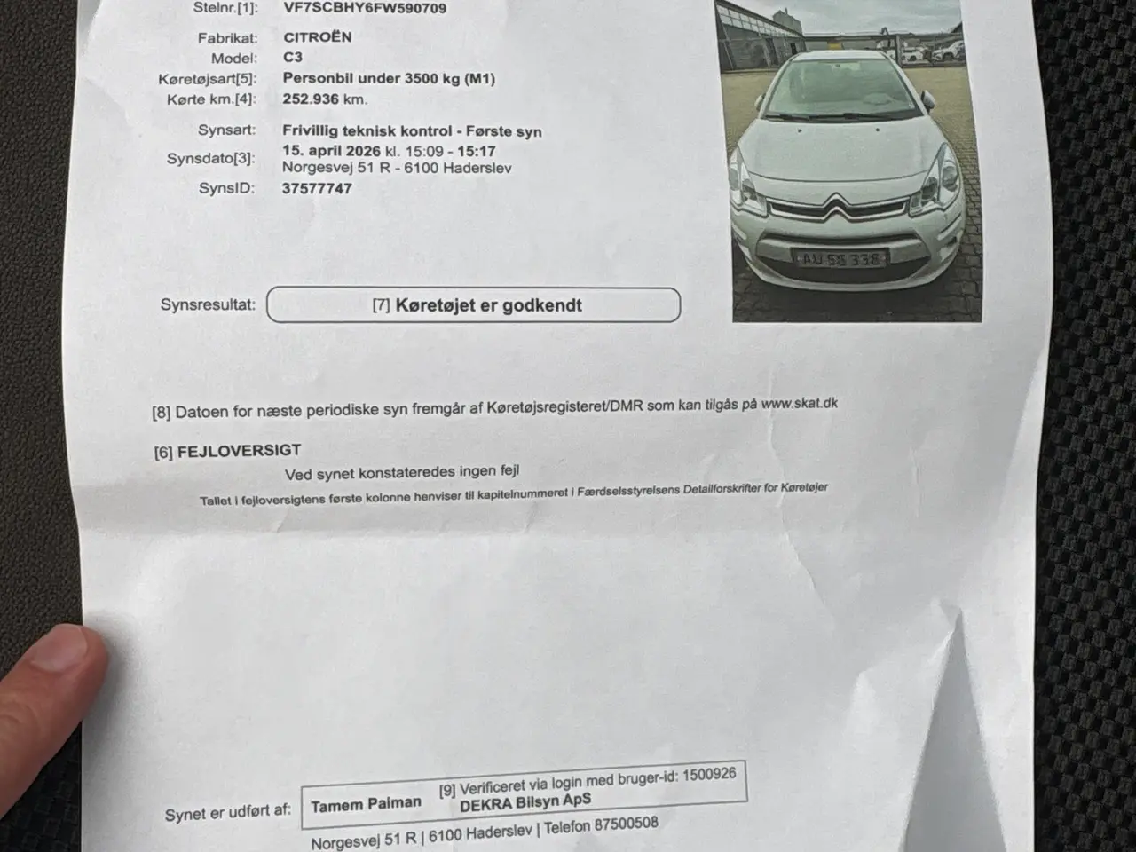 Billede 9 - Citroen C3 2015 - 33,3 km/l og kun 120 i ejerafgif
