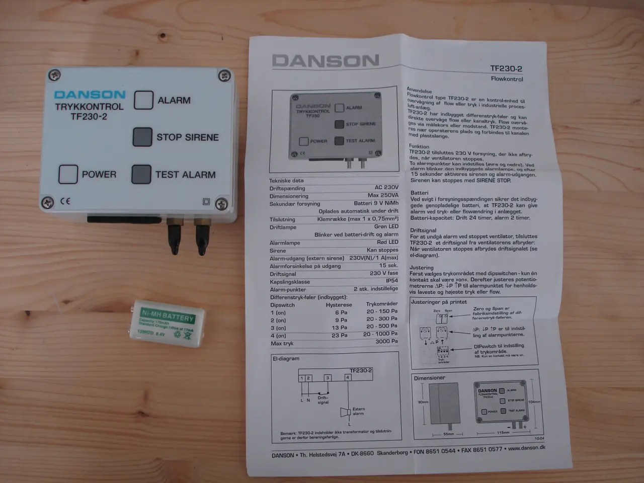 Billede 2 - DANSON trykkontrol TF230-2