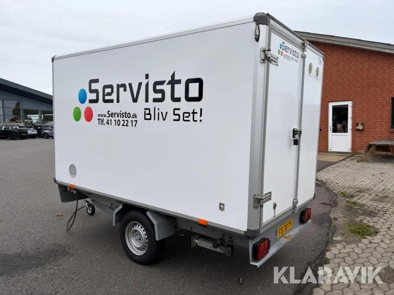 Billede 3 - Trailer Variant 1517C3 med reklame skærm 1 styk