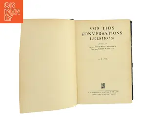 Vor Tids Konversations Leksikon (Bog)