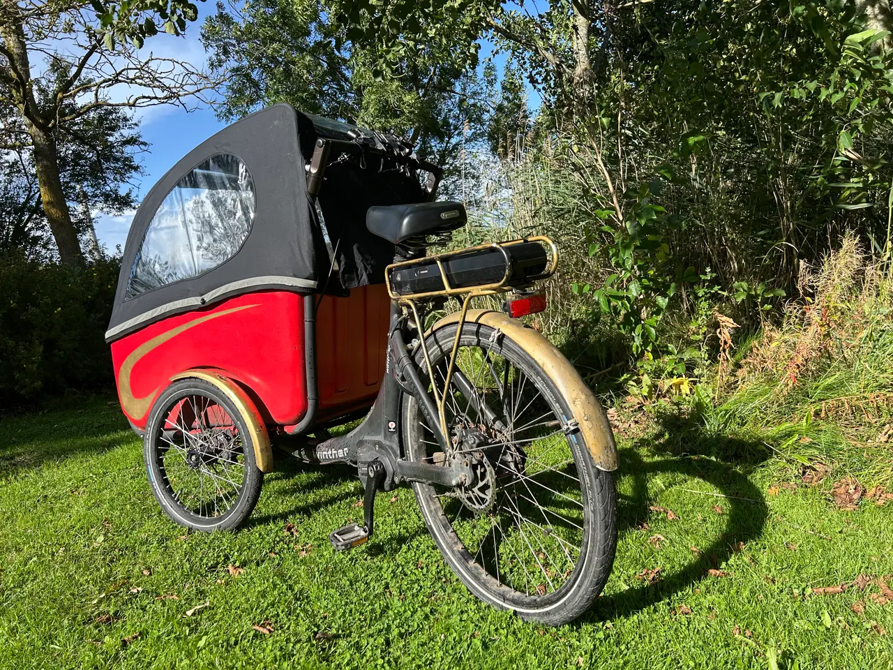Billede 2 - Winther elladcykel med velfungerende batteri