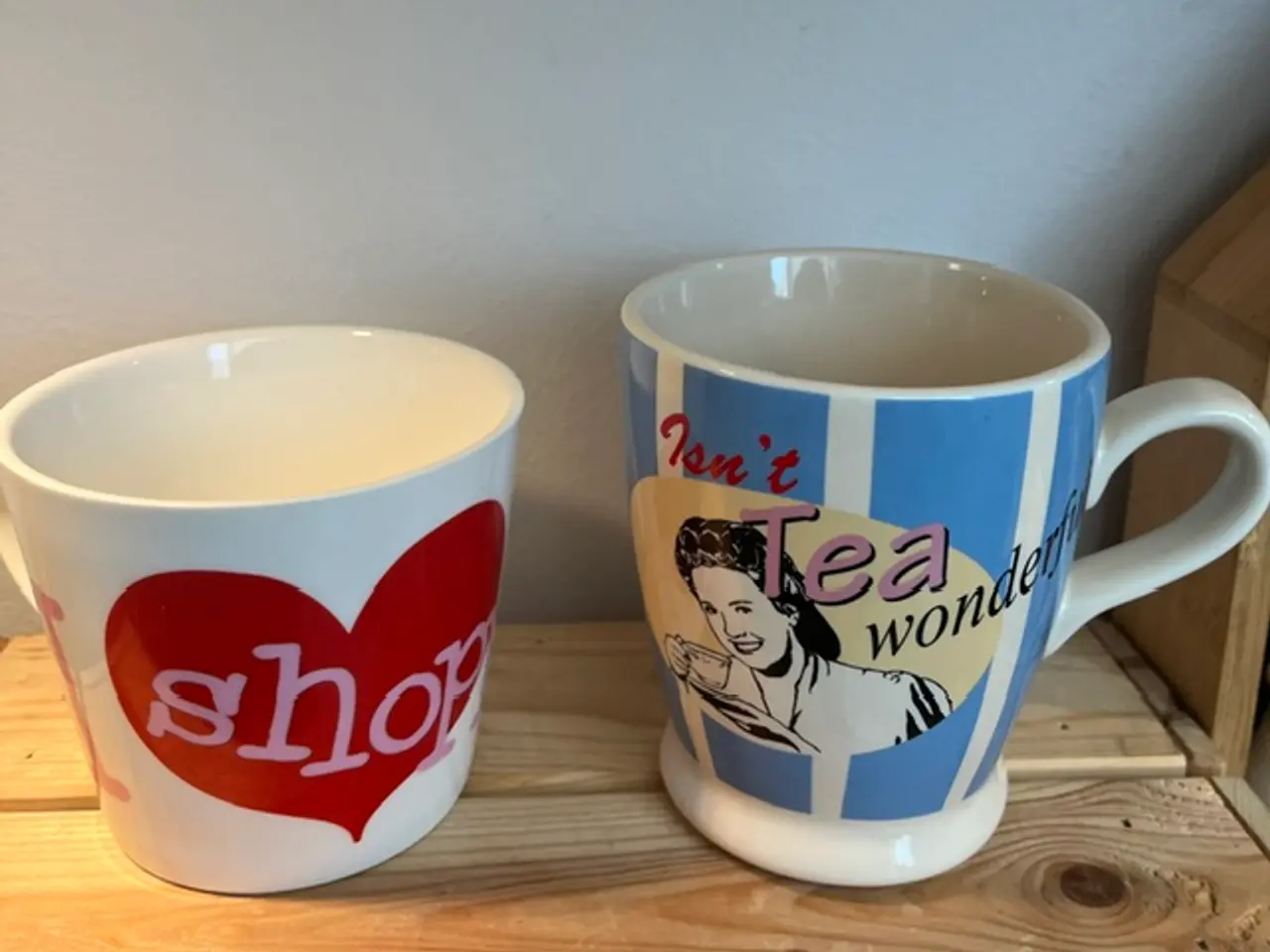 Billede 3 - 3 store skønne retro- og retro-inspirerede kopper