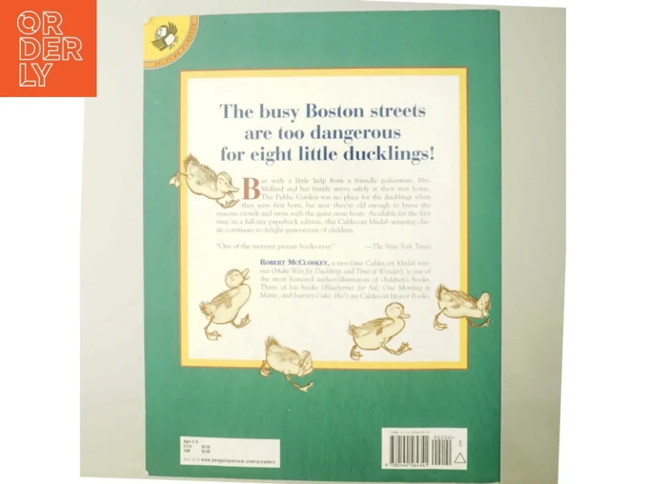 Billede 3 - Make Way for Ducklings af Robert McCloskey (Bog)