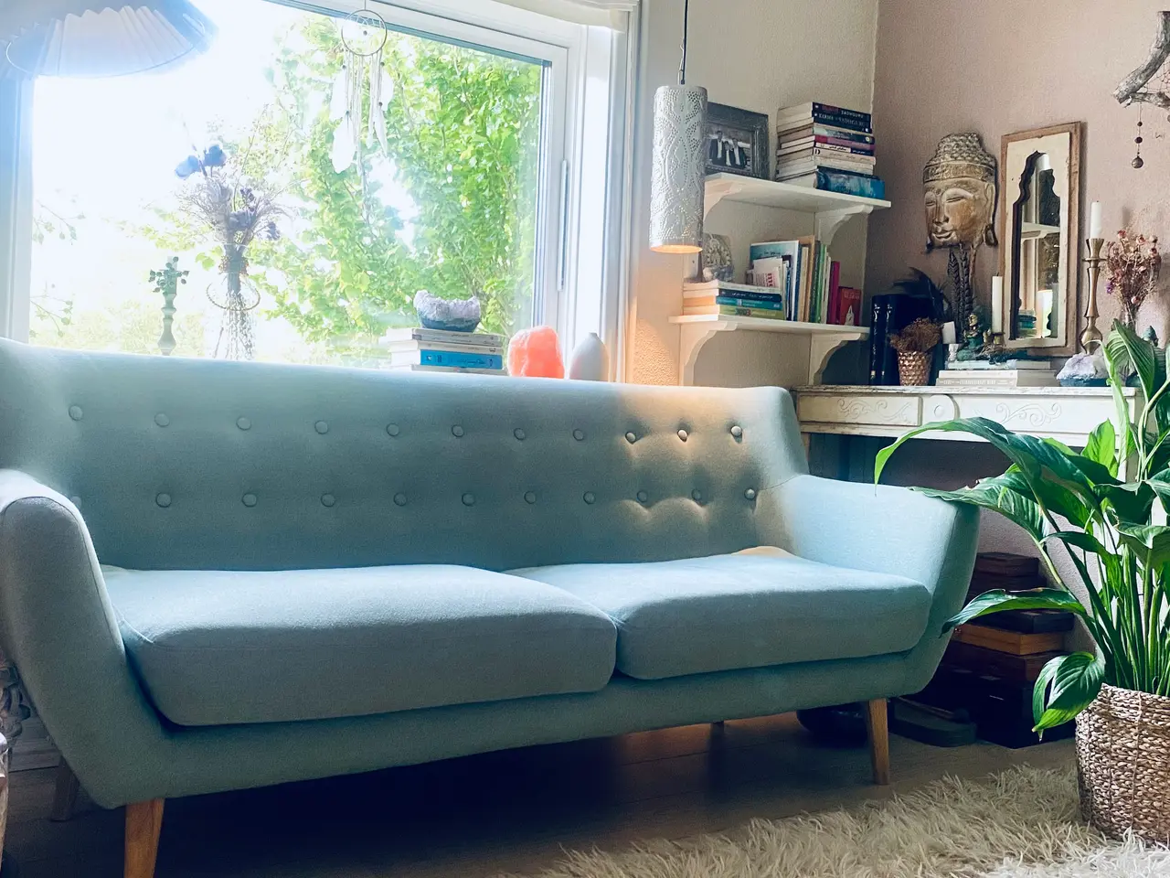 Billede 2 - Retro sofa i mint fra Sinnerup
