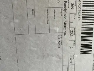 16mm hvid panelplade til køkken