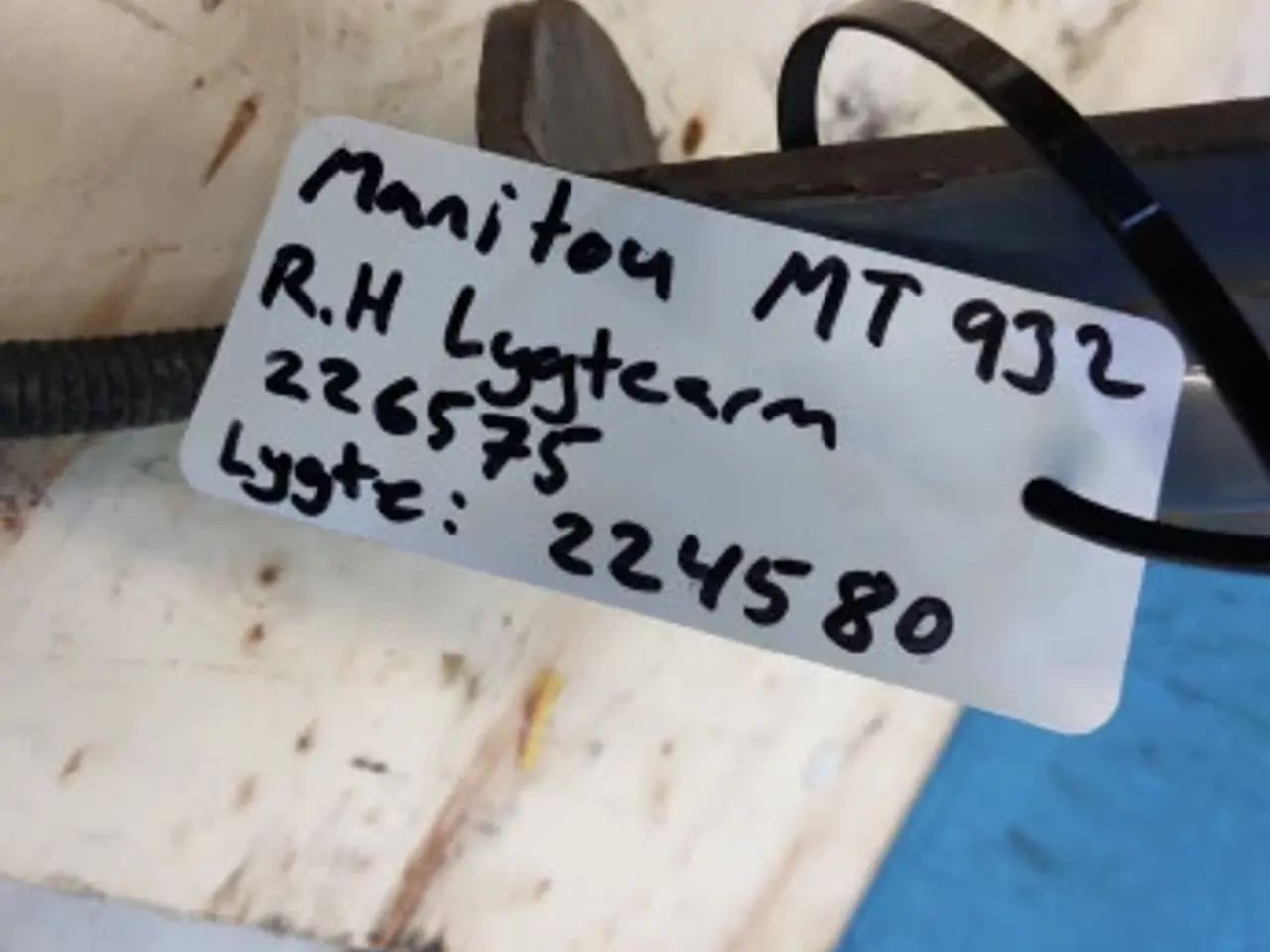 Billede 19 - Manitou MT932 Lygterarm R. 226575