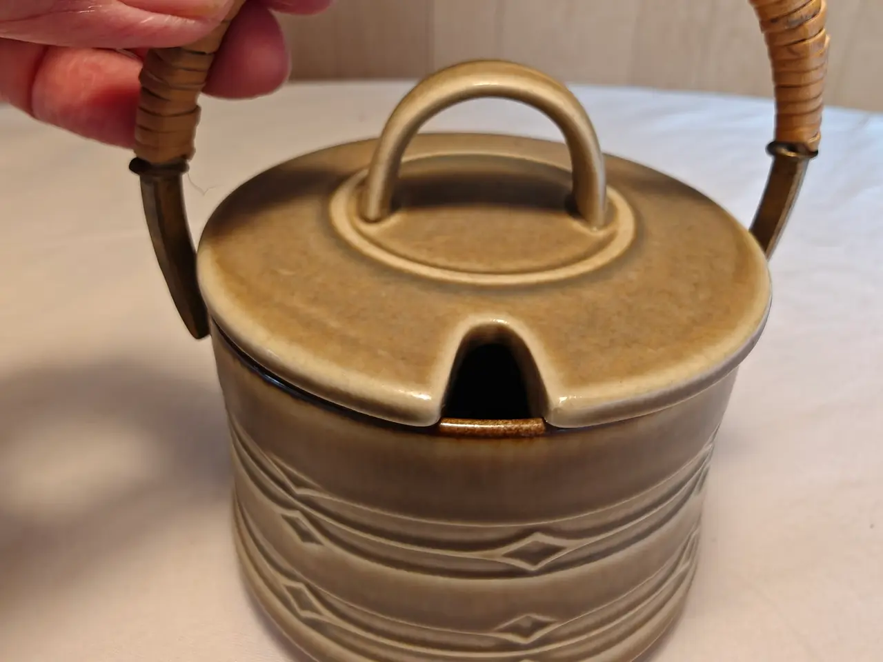 Billede 1 - Rune stentøjs marmeladekrukke fra B&G