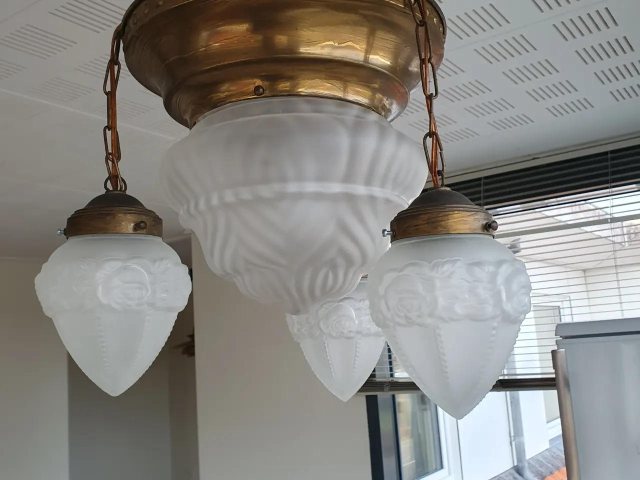 Billede 1 - Antik lampe
