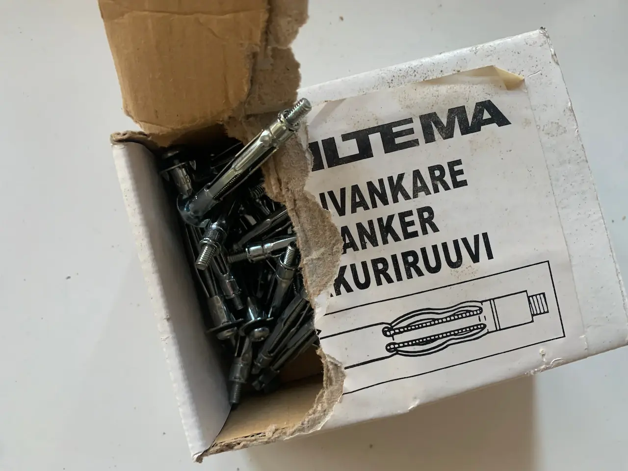 Billede 2 - Skrueanker 4 x 46 mm - Gips væg