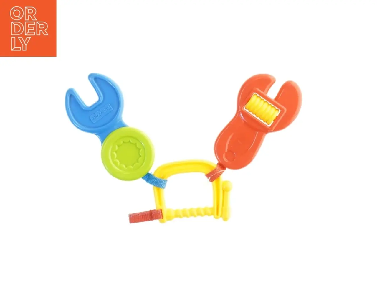 Billede 4 - Babylegetøj i form af værktøj fra Fisher-Price (str. 12x6,5 cm)