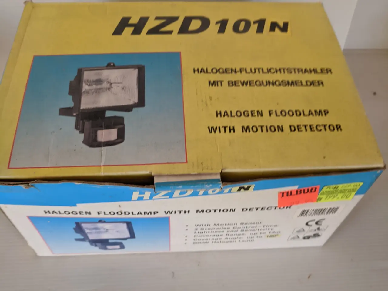 Billede 2 - Halogenlampe m. bevægelsescensor
