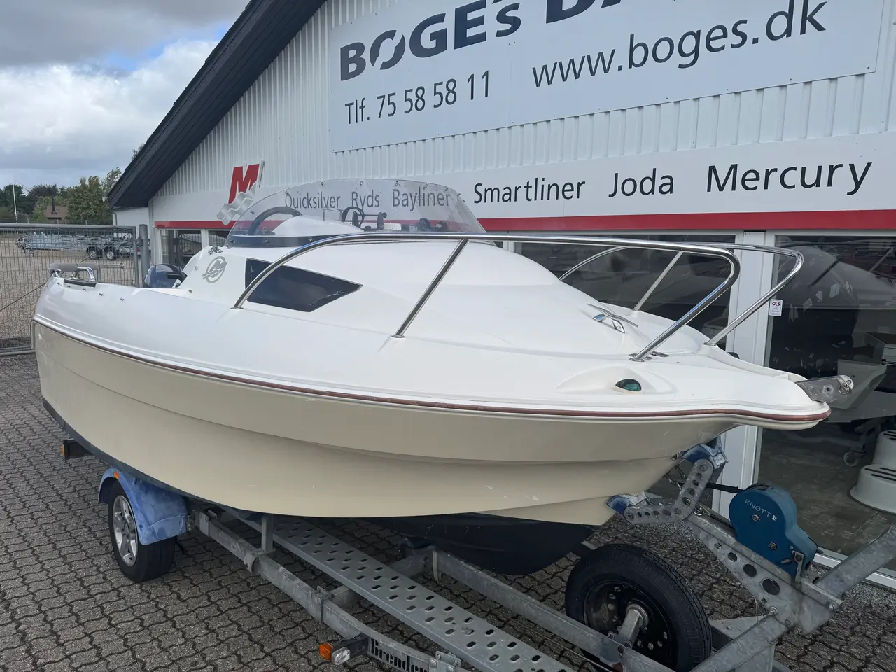 Billede 2 - 470 Cruiser med 50 hk Yamaha-EFI F50 4 takt og 161000B Brenderup bådtrailer