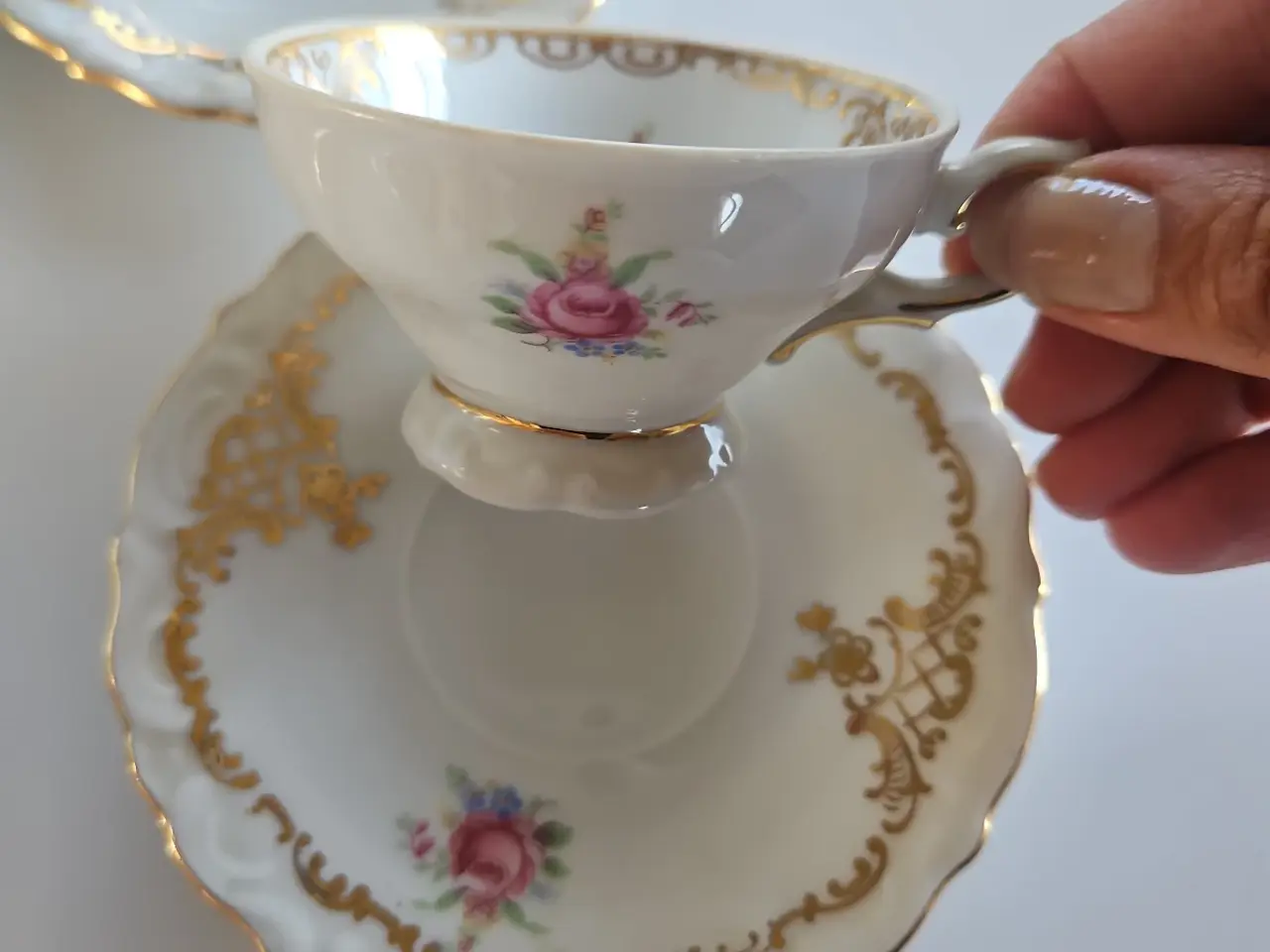 Billede 4 - Elegant vintage kaffesæt (6 personer)