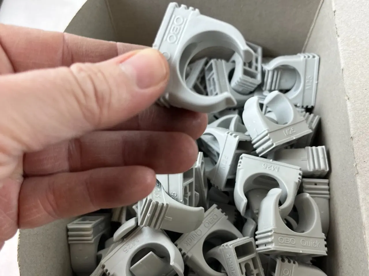 Billede 9 - OBO Bettermann Quick-Schelle M25 2955 Pipe Clips