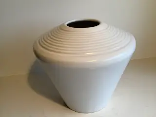 Hvid vase keramik