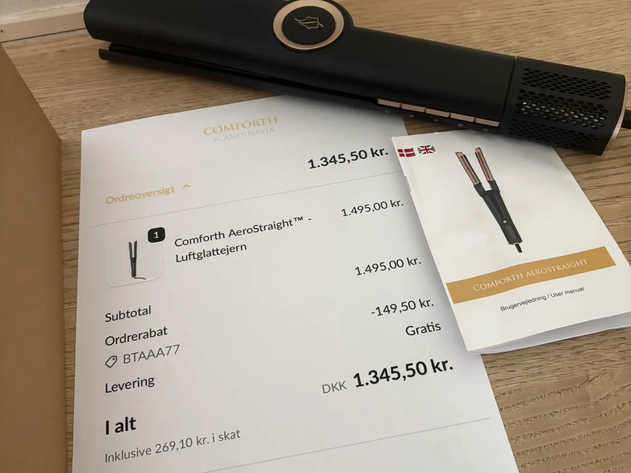 Billede 5 - Aerostraight  luft glatjern