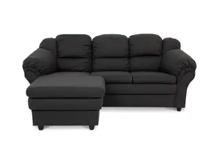Tønder ch. sofa - 3 pers. venstre - Koksgrå Inari 95