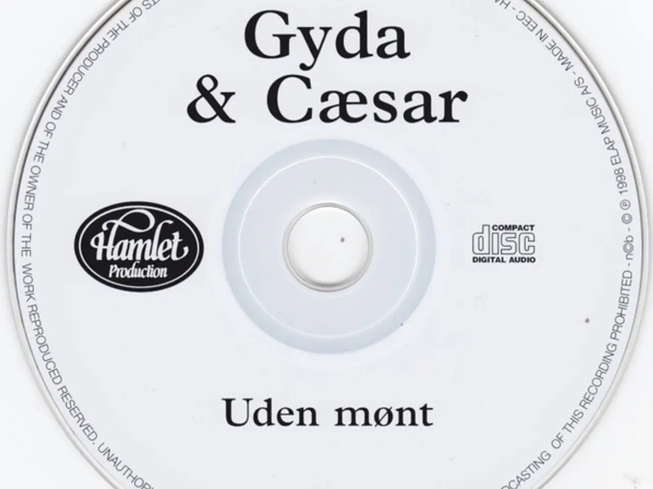 Billede 3 - Gyda* & Cæsar – Uden Mønt – CD