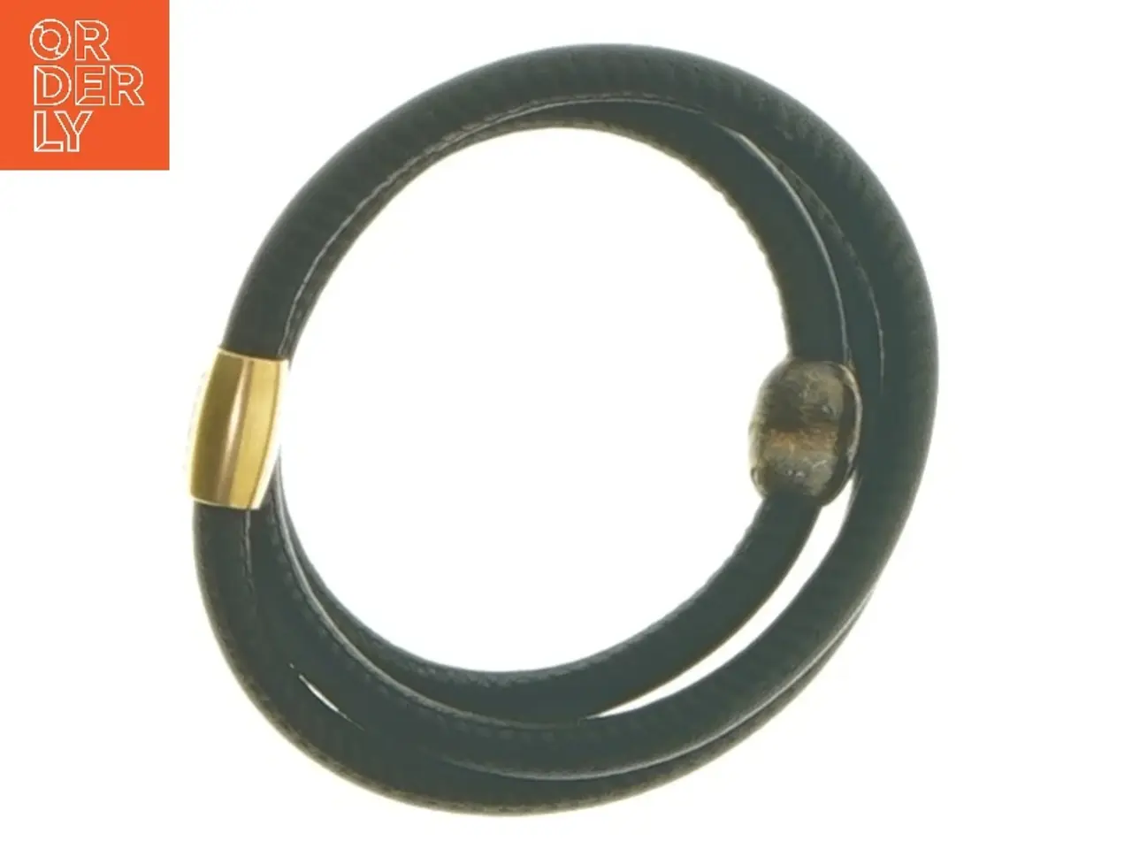 Billede 5 - Sort læderarmbånd fra Christina Watches(str. Ø 5,5 cm)