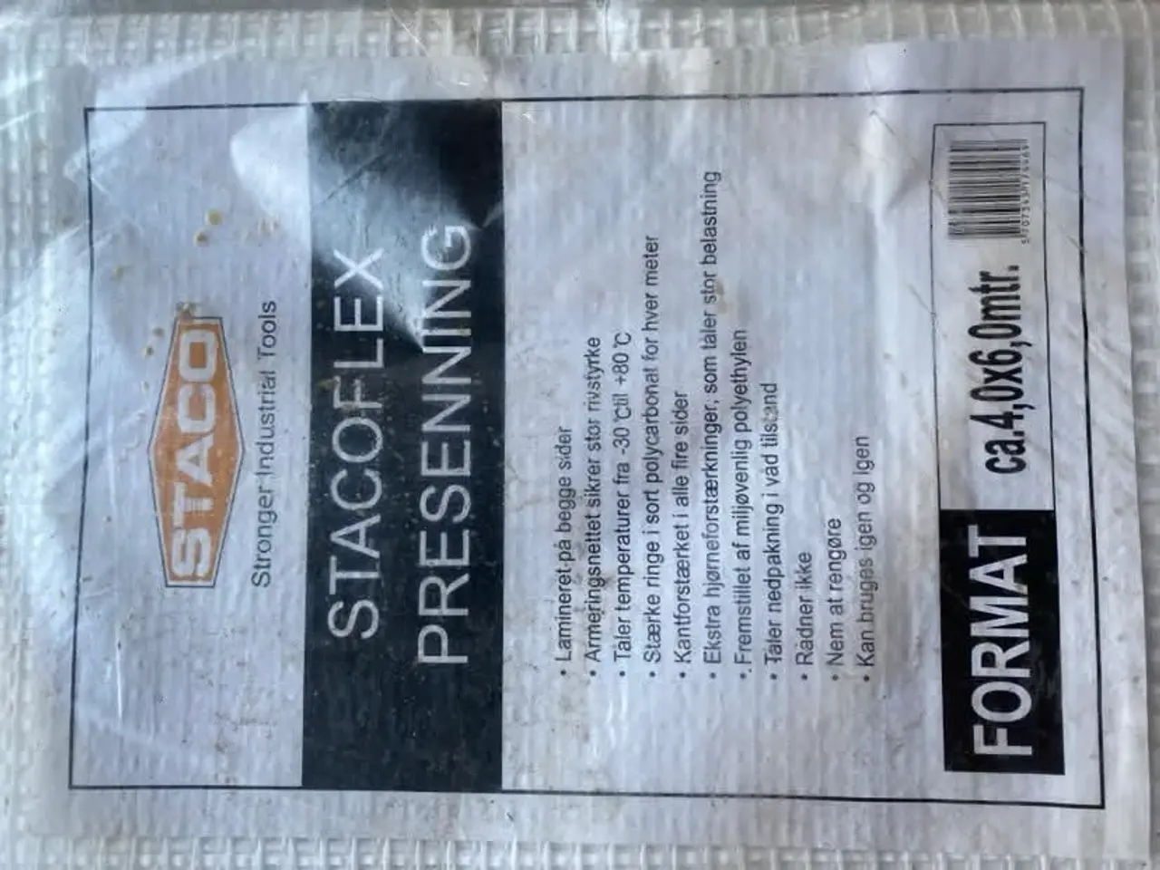 Billede 1 - Staco Presenninger armeret 4x6 / 8x12