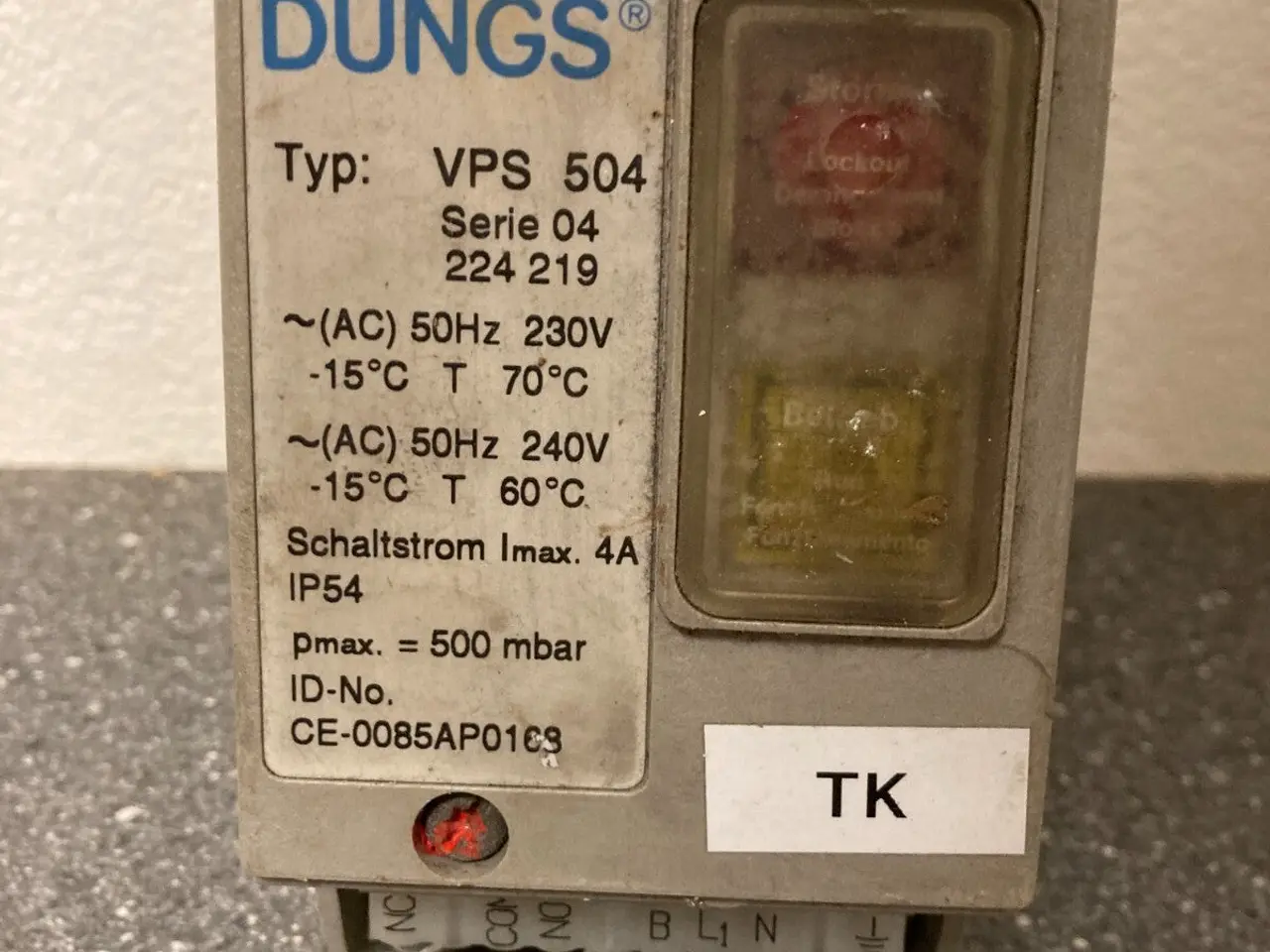 Billede 2 - Old Dungs VPS 504 Gas ventil Proving System - 500