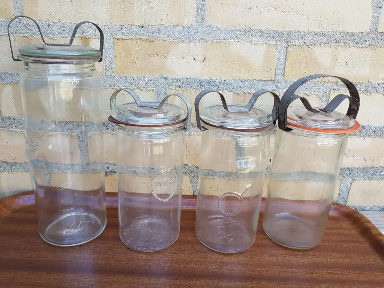 Billede 1 - Henkogningsglas med gummiring og spænde