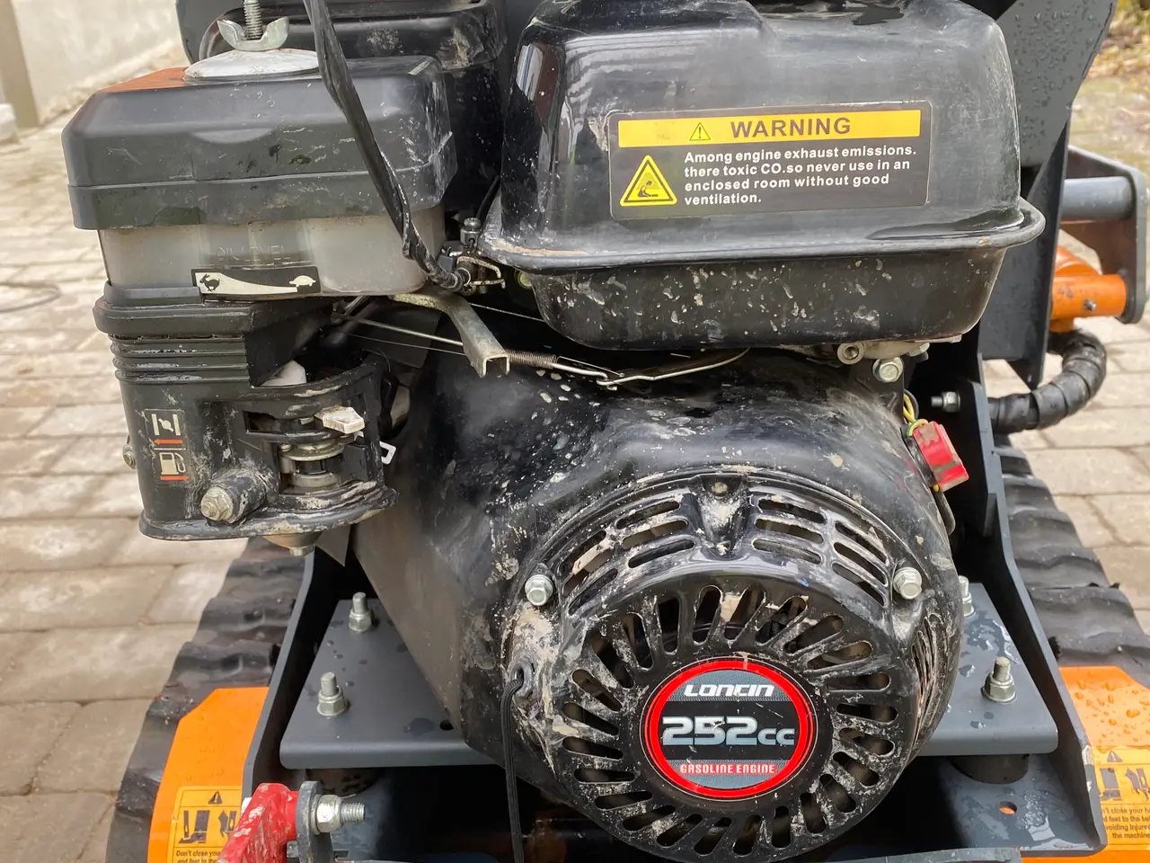 Billede 4 - Motorbør / Minidumper VH550PRO - Loncin 7,5 hk ben