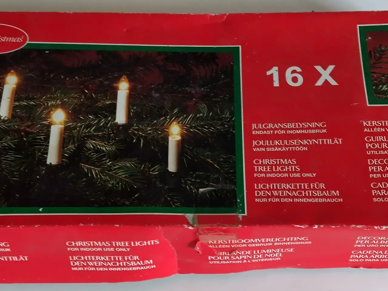 Billede 1 - Lyskæde til juletræ