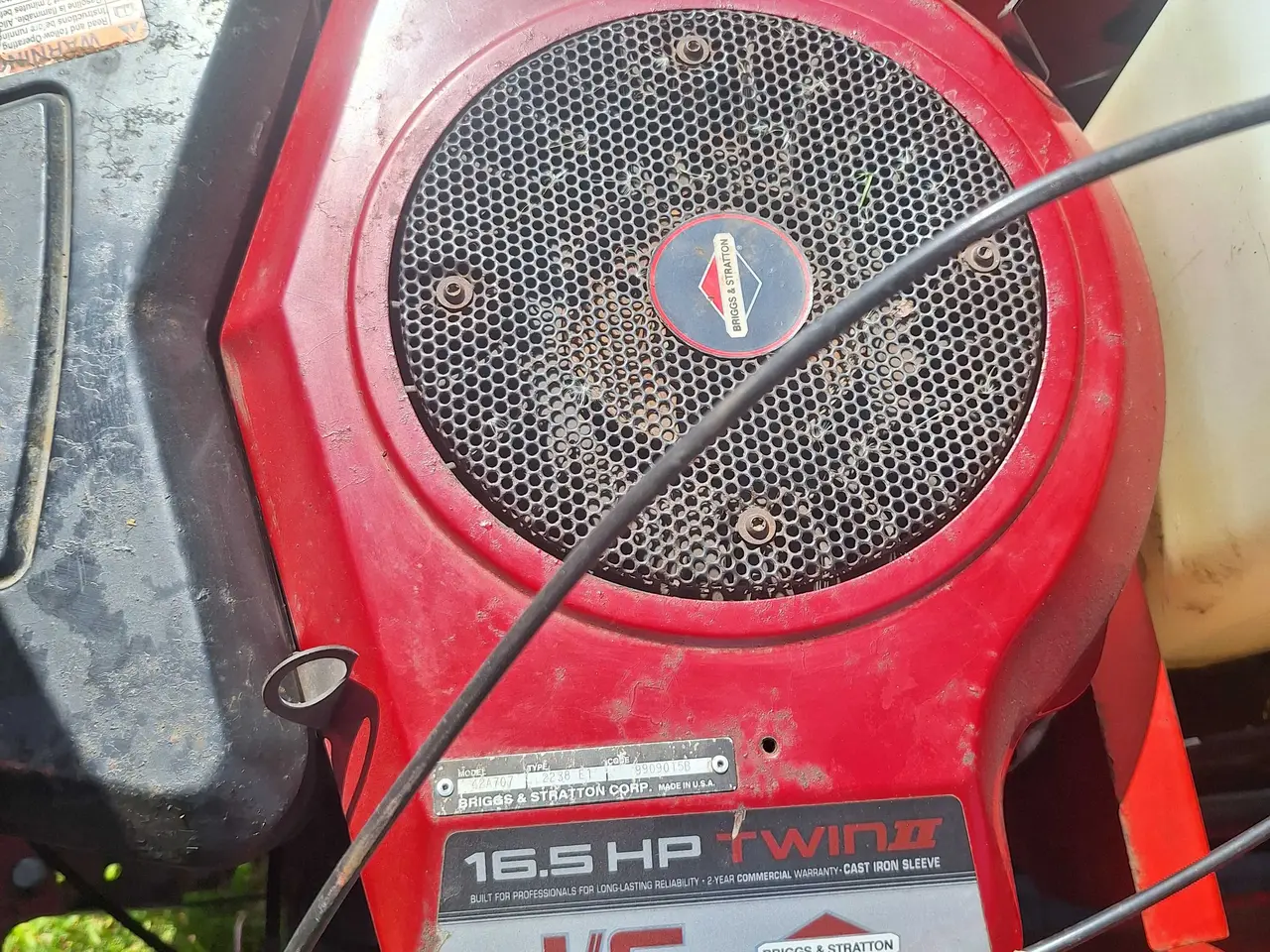 Billede 2 - havetraktor MTD H 165 med 2 cylinder motor