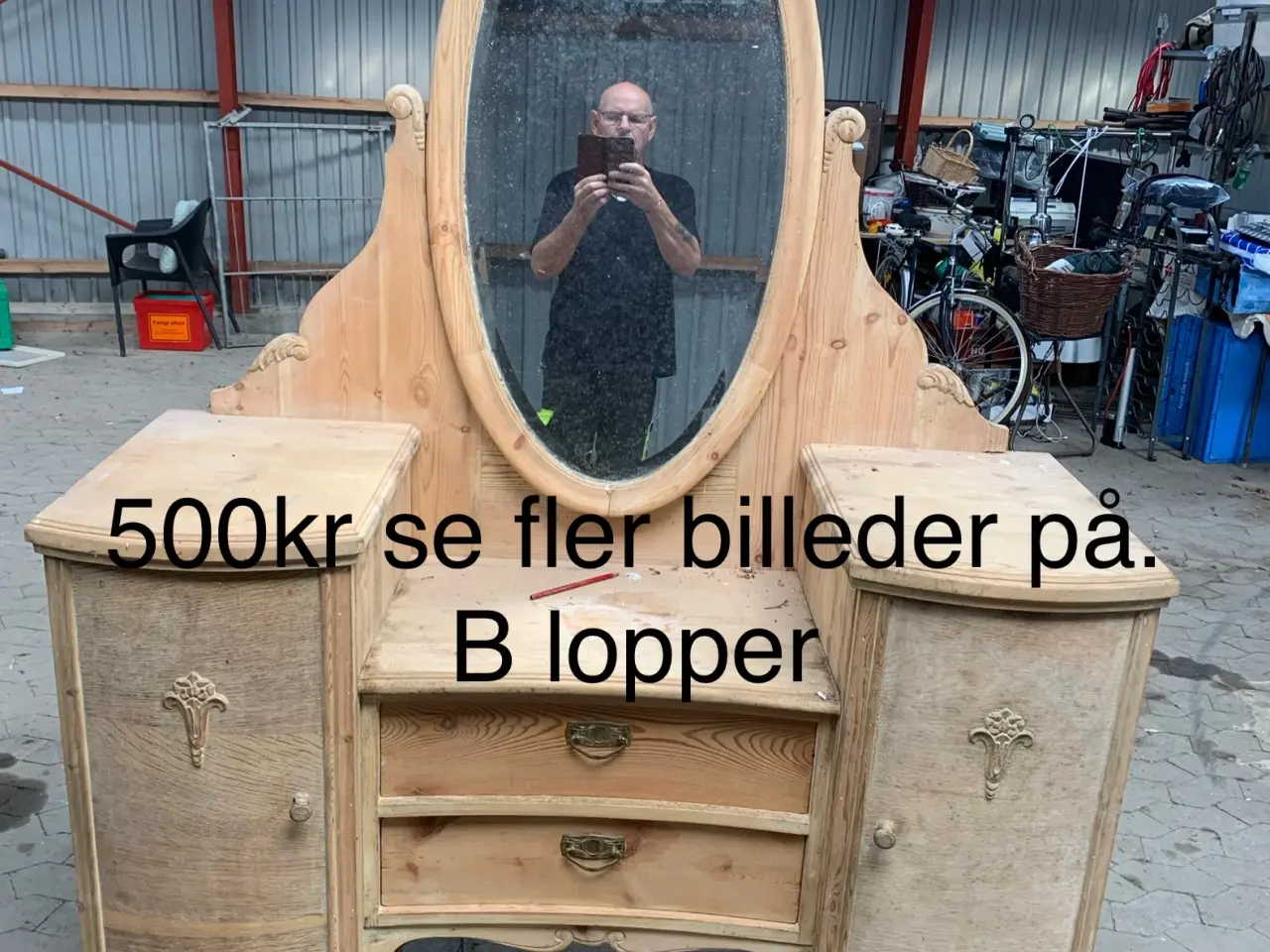Billede 1 - Chatold med spejl
