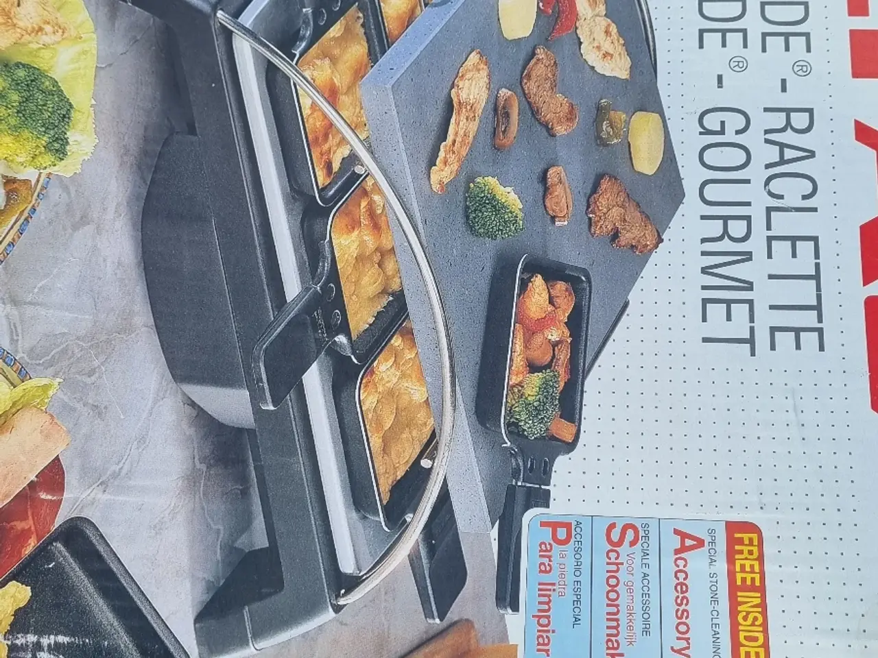 Billede 5 - Tefal raclette til 8 personer stenplade