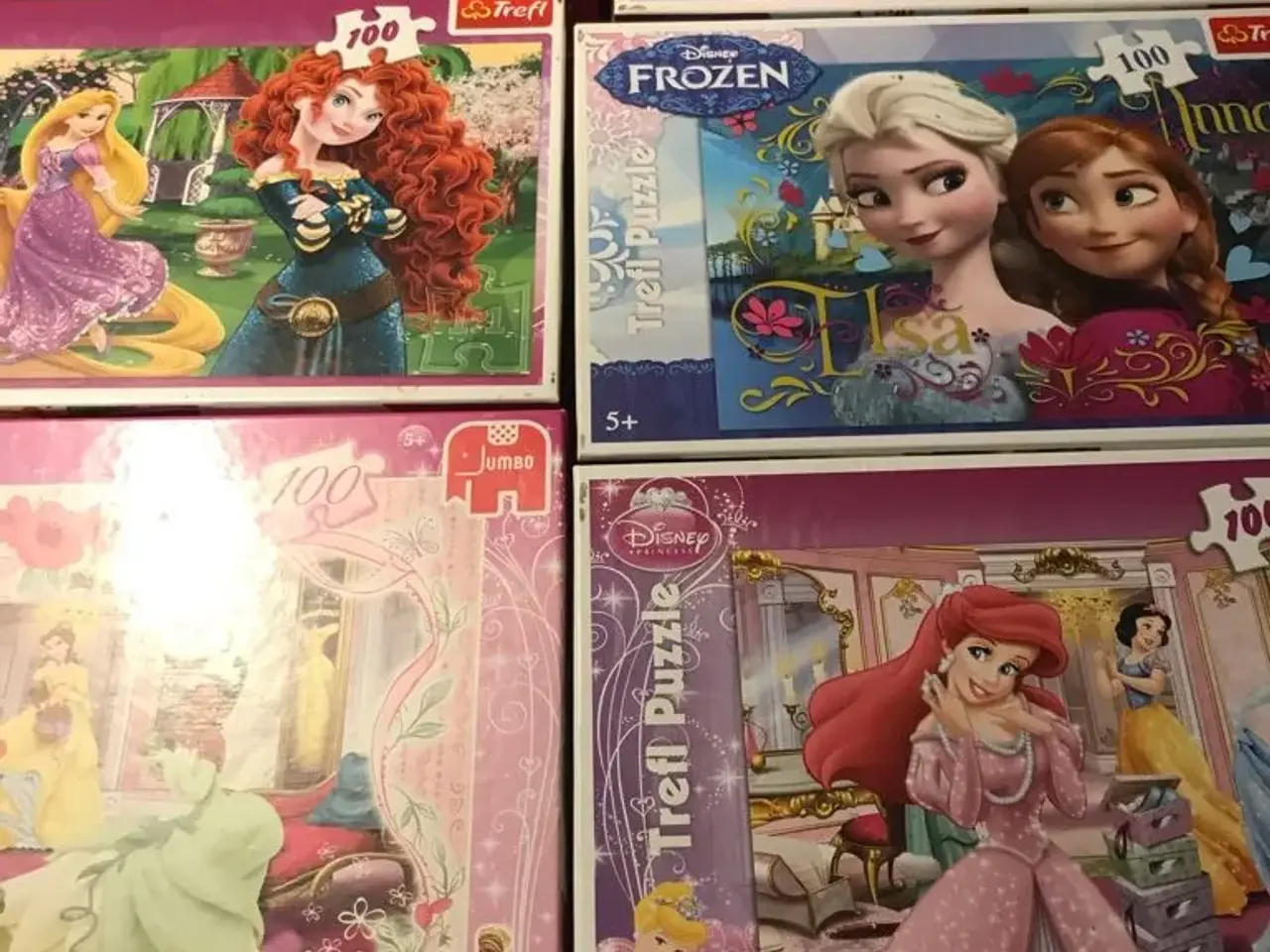 Billede 1 - 5 prinsesse puslespil