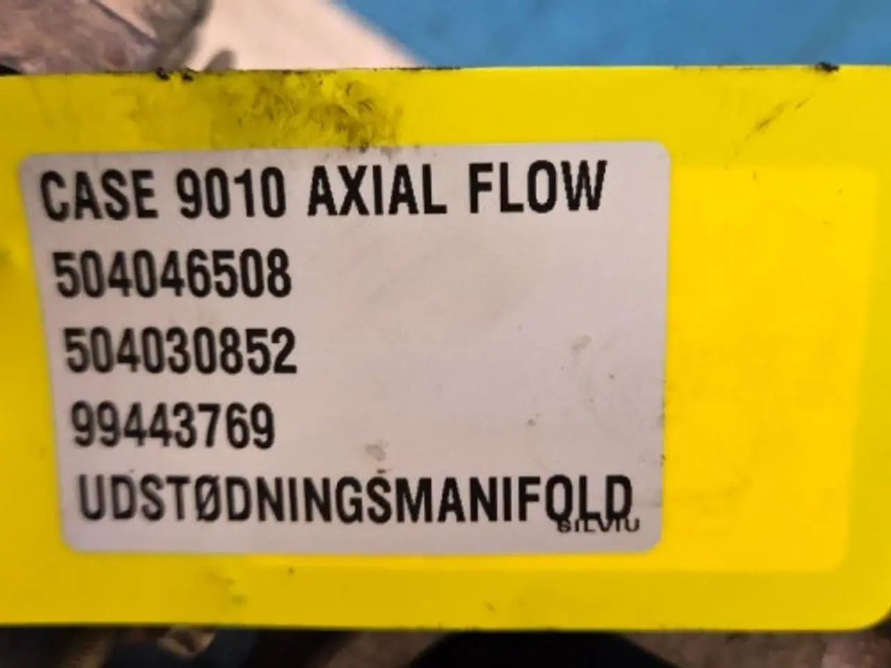 Billede 13 - Case 9010 Udstødningsmanifold 504046508