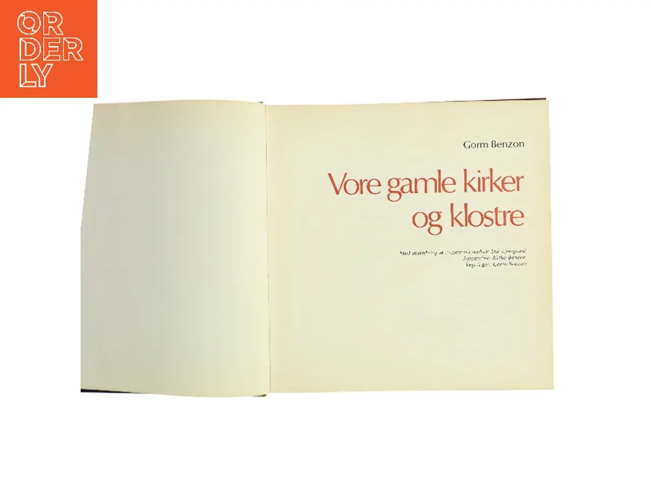 Billede 1 - Vore gamle kirker og klostre af Gorm Benzon (Bog)