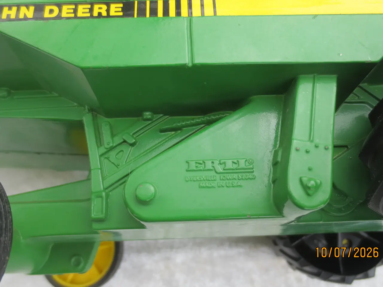 Billede 7 - 1 stk Modeltraktor / Mejetærsker John Deere 9500