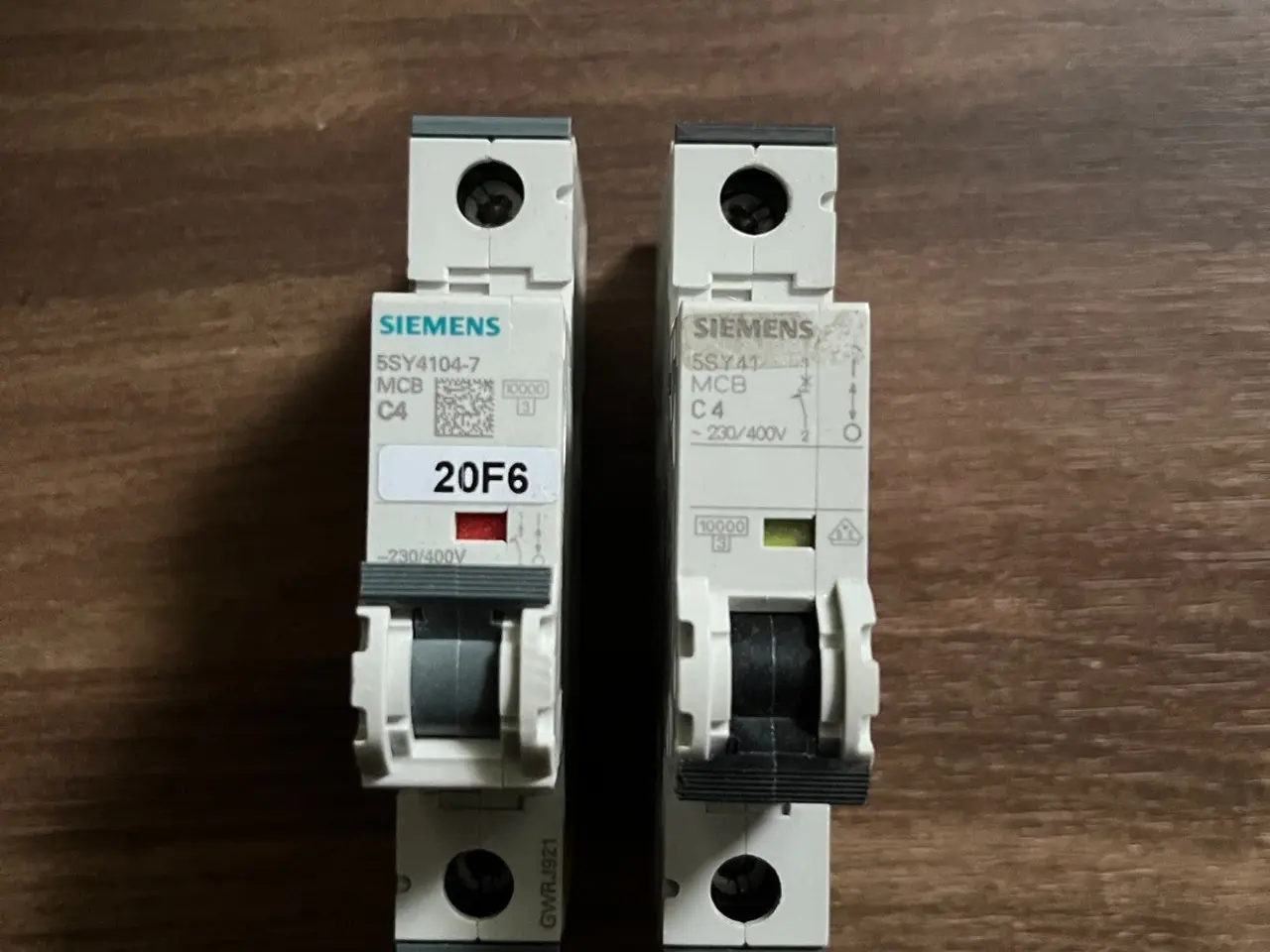 Billede 5 - Siemens 5SY4104-7 MCB C4 4A Miniature parti of 2