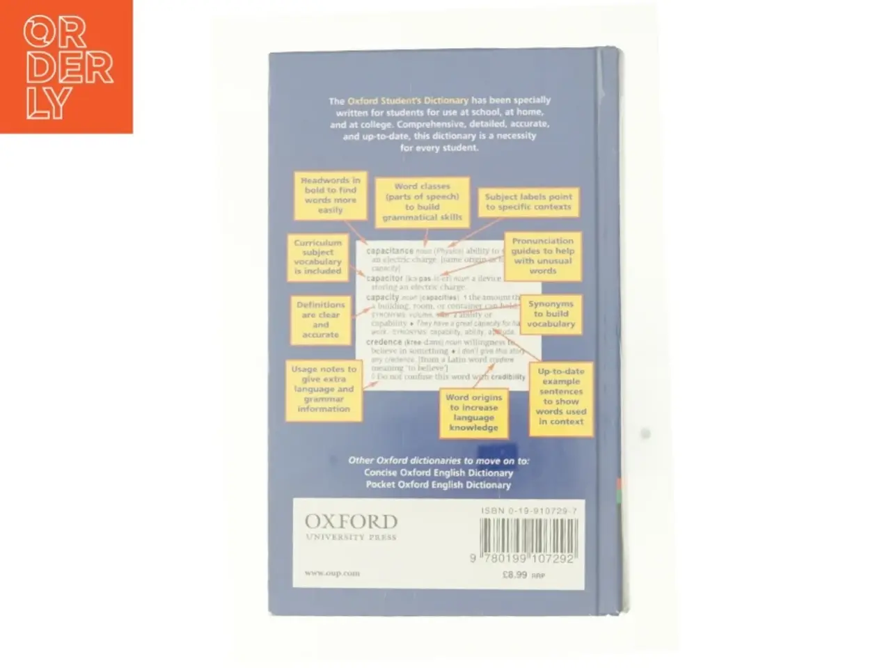 Billede 2 - The Oxford Student's Dictionary. (Lernmaterialien) (Bog)