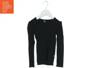 Sort langærmet bluse fra Pomp de Lux (str. 110)