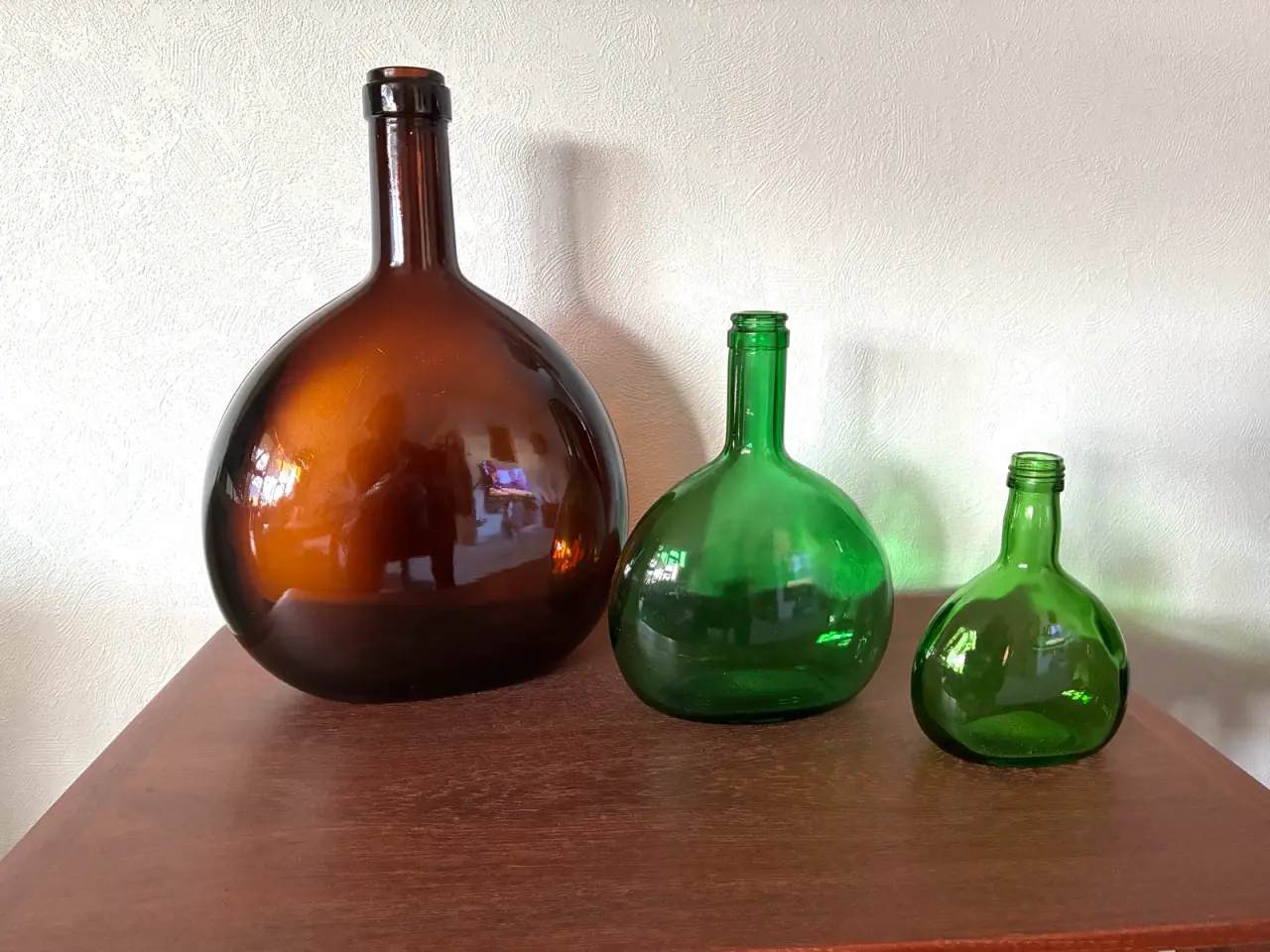 Billede 1 - Fine glasflasker - samlet