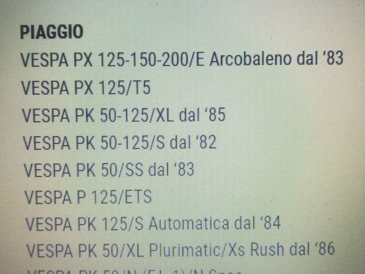 Billede 4 - Vespa piaggio blinkkontakt