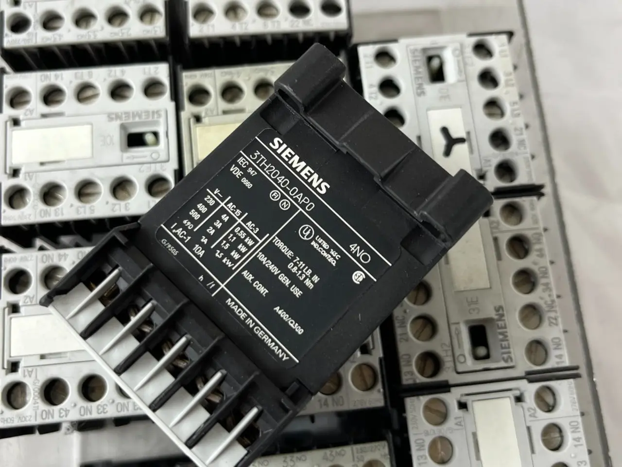 Billede 12 - Siemens SIRIUS kontaktor relæ parti 13pcs 3TF2001