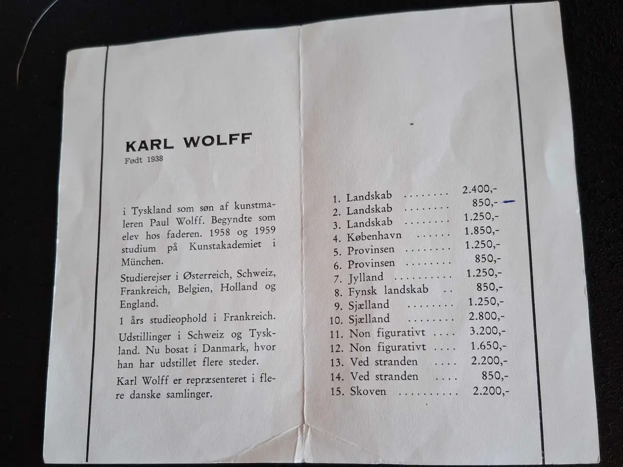 Billede 5 - Oliemaleri af Karl Wolff: Smukt Motiv fra Mølleåen