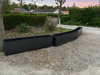 Plantekasser i corten stål