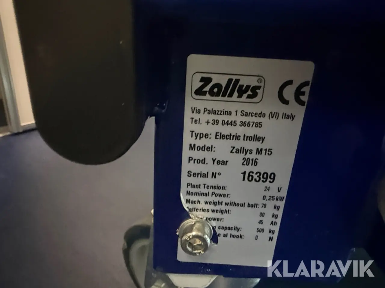 Billede 7 - Elektrisk vogn Zallys M15